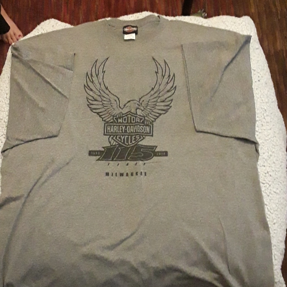 Harley Davidson size 2xl gray tshirt
